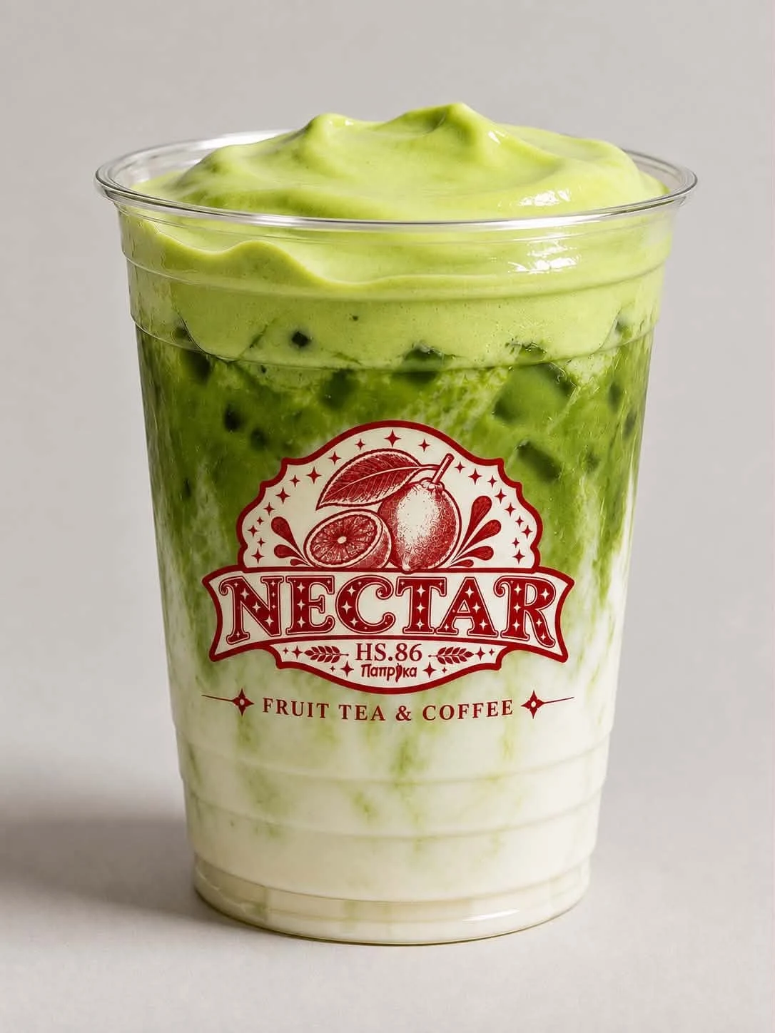 Matcha Latte με αφράτη κρέμα