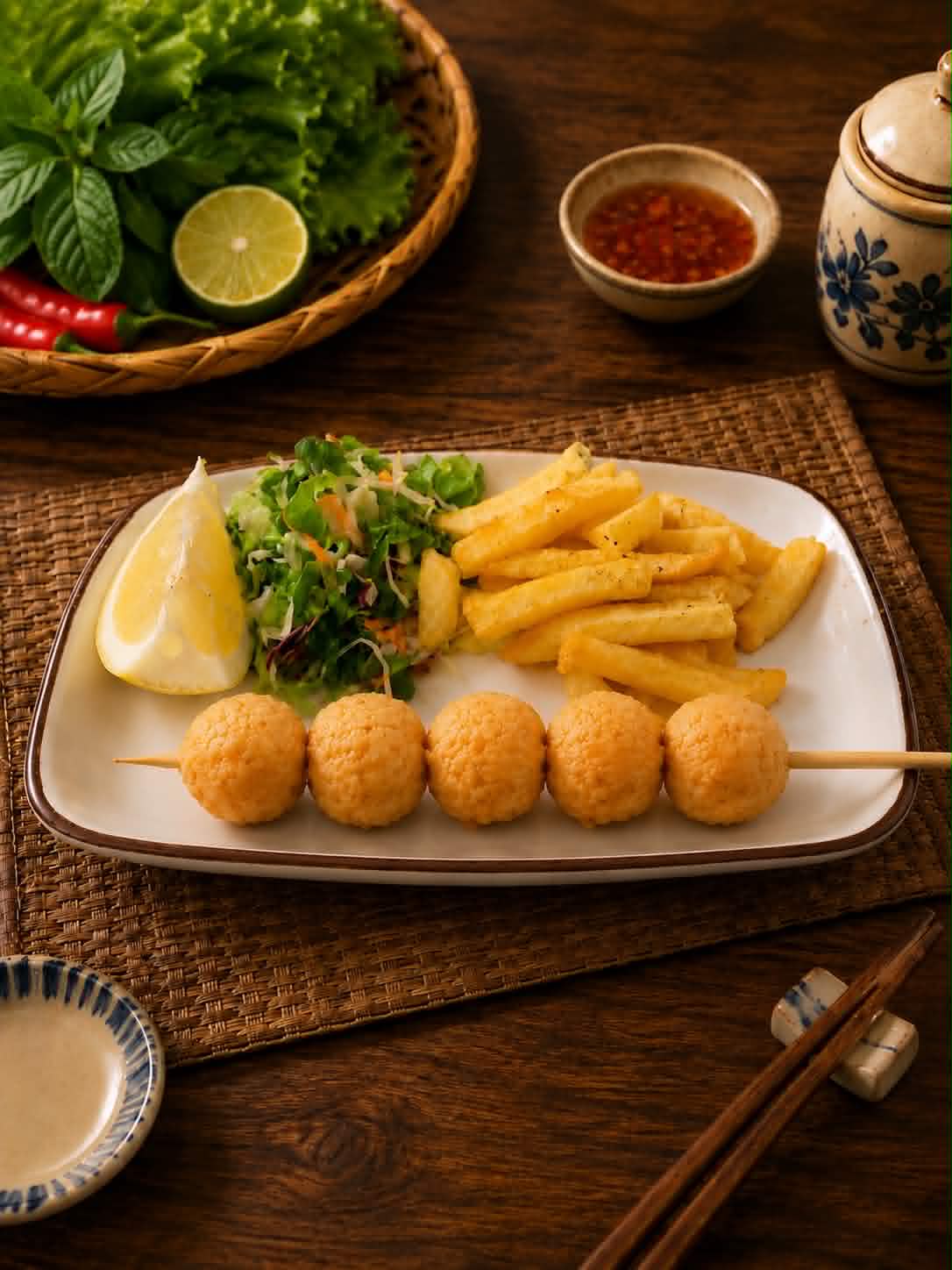 Chả cá viên chiên